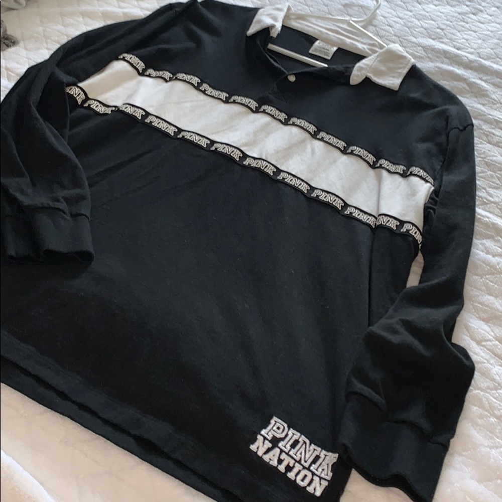 Pink black long sleeve